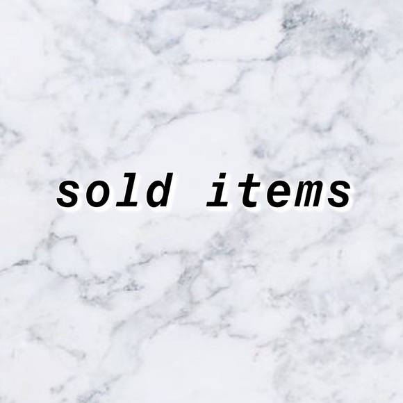SOLD ITEMS - Picture 1 of 1